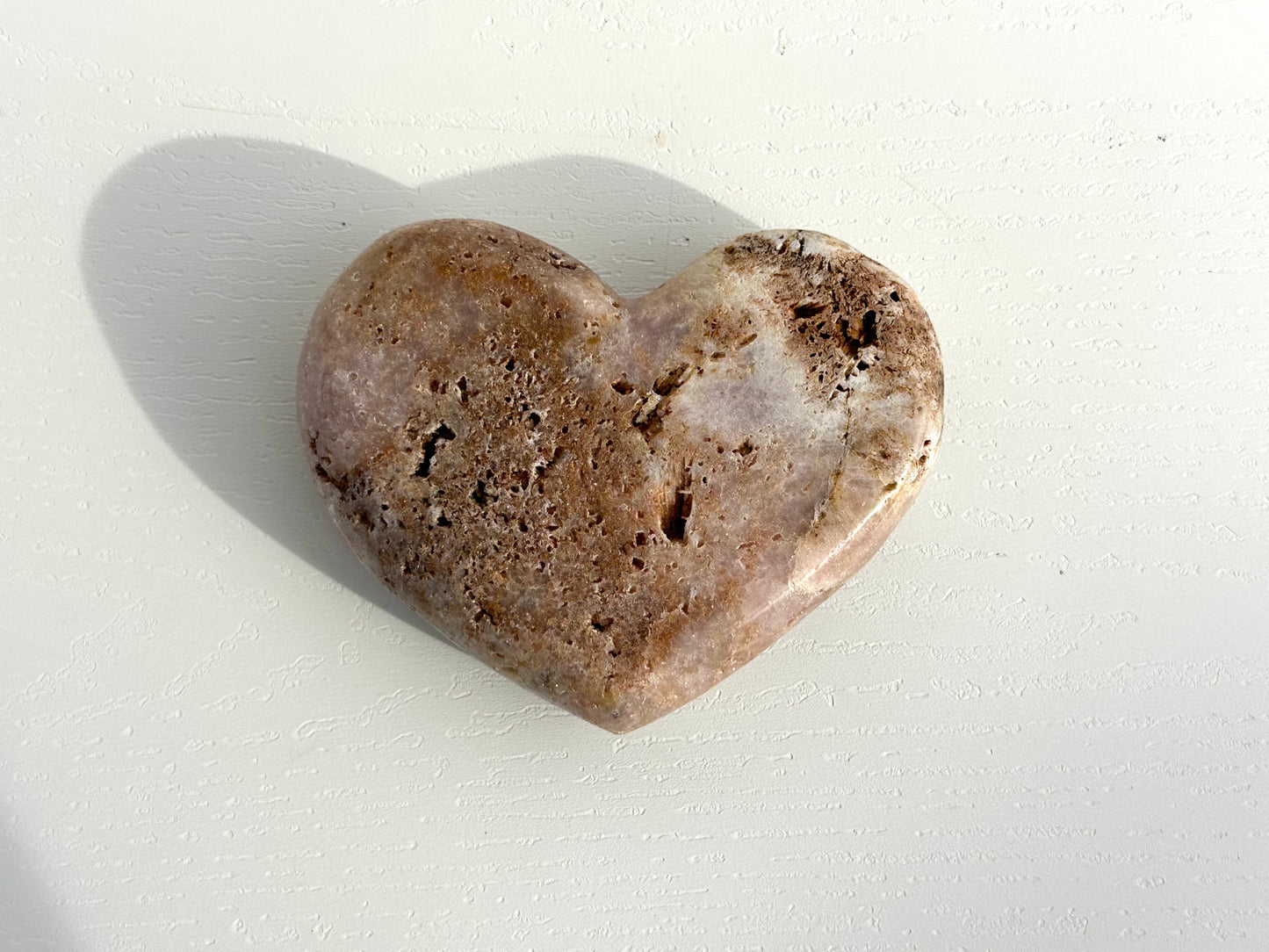 Pink Amethyst Heart